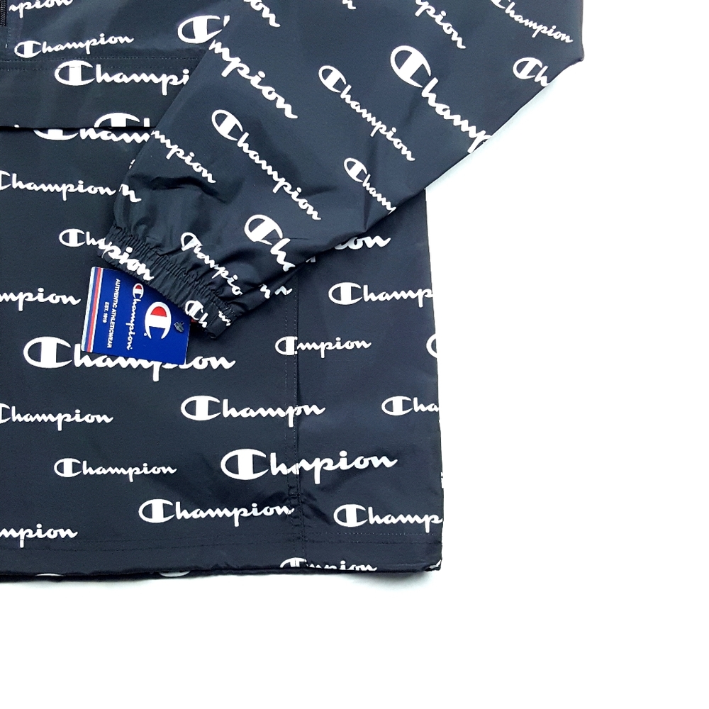 Champion Men's Solid Script Packable Jacket - Picture 7 of 9